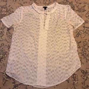 Ann Taylor Cream Blouse